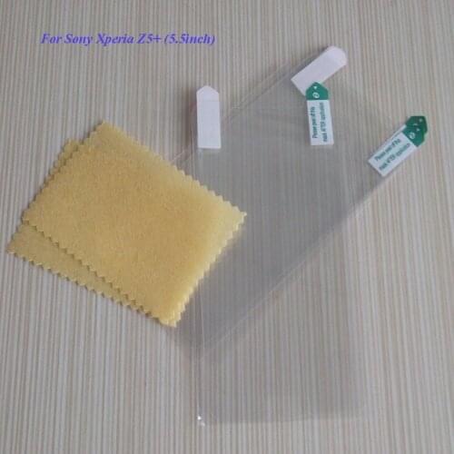 Good Quality Ultra-Clear Guard Screen Protector For Sony Xperia Z5+ PET Film (1000PCS/Lot) By DHL Fedex