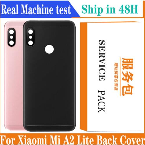 For Xiaomi Mi A2 Lite/Redmi 6 ProBattery Back Cover Rear Door Housing Replacement Spare Parts For Redmi 6 pro back housing