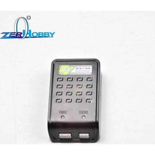 EV-PEAK V3 100-240V AC Input 2-3S LiPo/Lion/LiFe Battery Balance Charger for RC Multicopter / Airplane