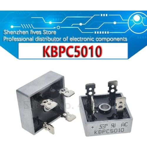 1PCS/LOT KBPC5010 50A 1000V Diode Bridge Rectifier KBPC5010