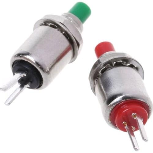 10pcs DS-402 5mm Mini Push Button Switch Spring Return Micro Switches 0.5A 125V