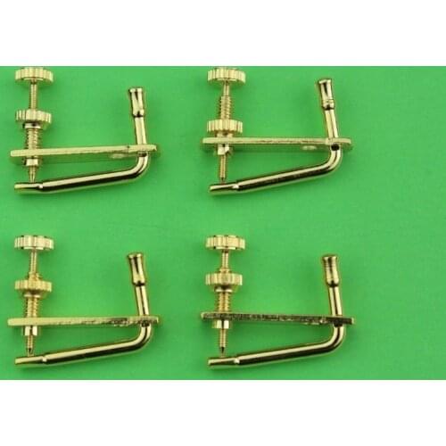 12 pcs New Good Brand golden violin fine tuners 4/4, Violin Parts Accessories