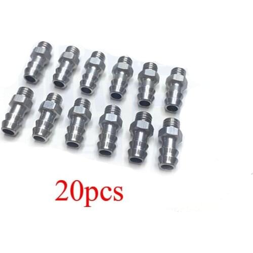 20Pcs M5 Water Nozzle for Remote Control Boat Model Aluminum Alloy Water Cooling Nozzles Water Spare Parts