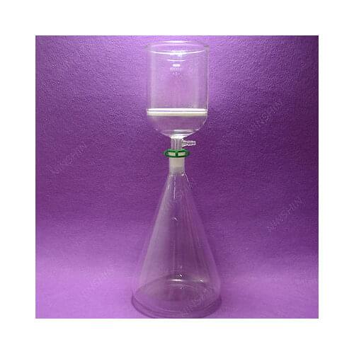 3000ML Filtration Set[Erlenmeyer Flask+Filter Funnel(3#)],Lab Filter Set