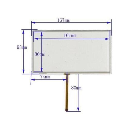 7 inch / 167 * 93 touch screen / 6.95 inch touch screen/TM070RDH01 / C070VW03 V0