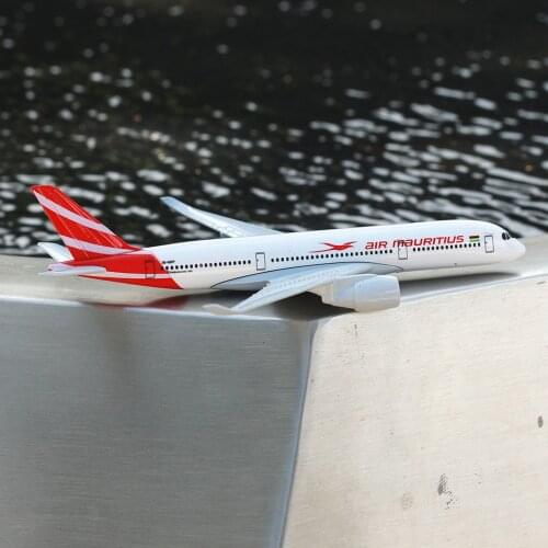 Mauritius A350 Airplane Diecast Aircraft Model 6" Metal Plane Aeroplane Home Office Decor Mini Moto Toys for Children