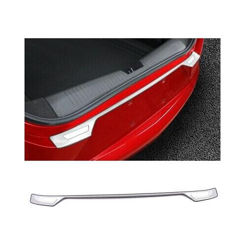Accessories Steel Matte Outer Rear Bumper Guard Plate Trim For Cadillac CT4 2020