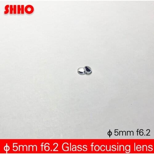 Diameter 5.0mm focus length 6.2mm aspherical glass coated lenses laser collimator accessories optical lenses manufacturer