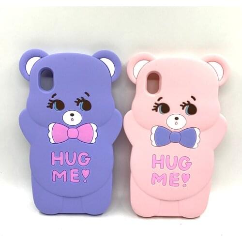 For Huawei Honor 8S Case Soft Silicone Phone Case For Huawei Honor 8S 8 S KSE-LX9 Honor8S Case Cute Bear Protective Back Cover