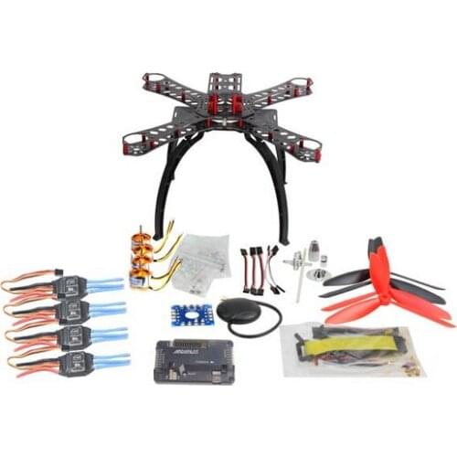 DIY RC Multicopter FPV APM2.8 GPS Drone X4M310L Fiberglass Frame Kit 1400KV Motor XT-XINTE 30A ESC Propeller F14891-A