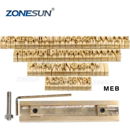 Custom Logo Alphabet Letter Stamp Mold With T-Slot Holder 26 Characters For Leather And Wood Embossing Or Branding