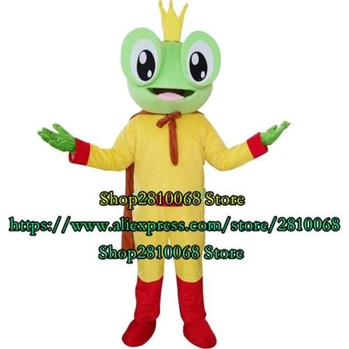 Hot Sale Frog Mascot Costume Cartoon Character Cosplay Fancy Dress Party Birthday Party Funny Clothes Christmas Gift 1186