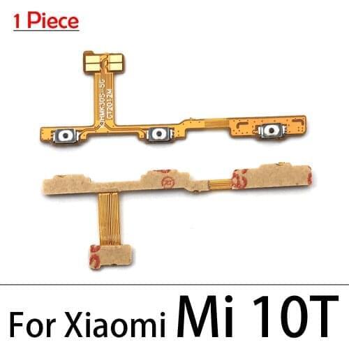 Power On Off Volume Key Button Flex Cable Ribbon For Xiaomi Redmi K30 Poco X3 Mi 10T Replacement Parts