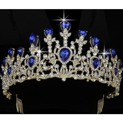 Crown HADIYANA Trendy Magnificent Rhinestone Tiara Wedding Bride Hair Accessories Luxury Hair Jewelry BCY8903 Coroa De Noiva