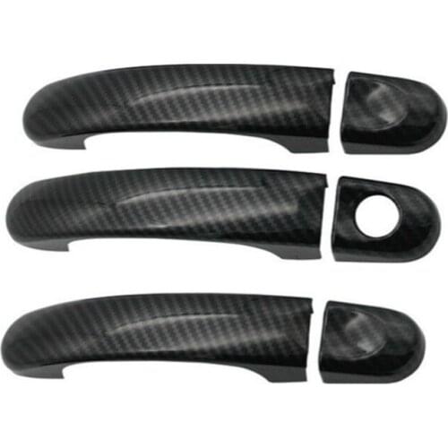 3 Color EXTERIOR SIDE DOOR HANDLE COVERS TRIM SET MOLDING CAPS For Volkswagen VW T5 T6 Transporter Caravelle Multivan California