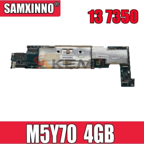 Original Laptop motherboard For DELL Latitude 13 7350 Core M5Y70 SR216 4GB Mainboard CN-0057NK 0057NK ZAU70 LA-B331P
