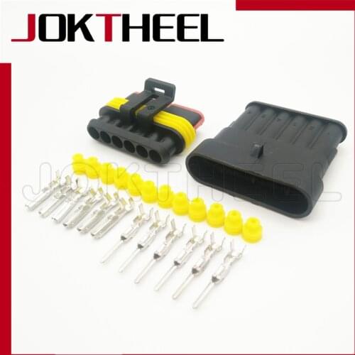1-20set TE Tyco AMP Superseal 1.5mm Series 6 Pin way male female automotive cable Connector plug 282108-1 282090-1