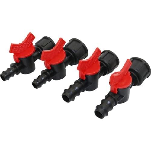 1/2", 3/4" Female Thread to 12mm,15mm Hose Waterstop Valve Connectors Garden Irrigation Agriculture Connection Fittings