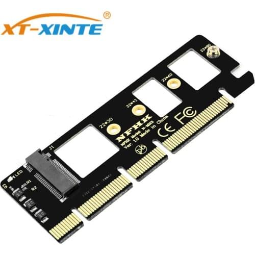 XP941 SM951 PM951 A110 Converter PCIE to M.2 Adapter PCI-E PCI Express 3.0 X4 X8 X16 to M Key M.2 AHCI SSD Riser Card