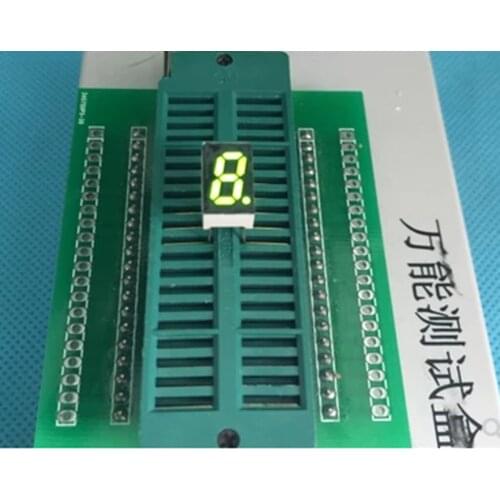 10PCS/LOT 1 Bit 0.32 inch Digital Tube LED Display yellow green Light 7 Segment Common Cathode/Anode