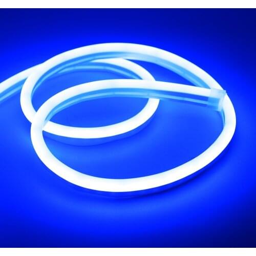 DC 12V Low Voltage Silicone Flexible 120LEDs/M SMD2835 LED Strip Lights Rope Waterproof Lamp DIY Signs Flexible Rope Decoration