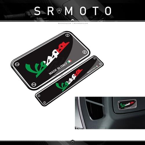 3D Motorcycle Decal Made In Italy Sticker Case for Piaggio Vespa GTS GTV LX Sprint Primavera