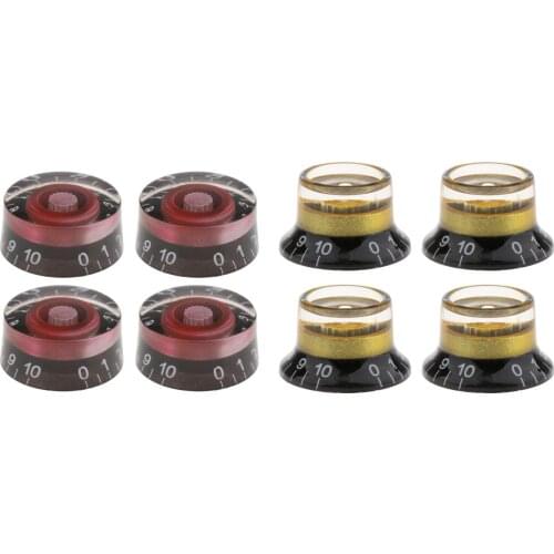 4 Pieces Guitar Tone And Volume Control with Hat Number for Guitar Accessories