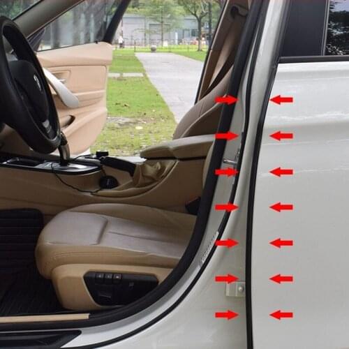 5M Car Door Seal Strips Stickers B Shape Weatherstraps Rubber Seals for Chrysler Sebring Voyager Crossfire PT Cruiser 300C