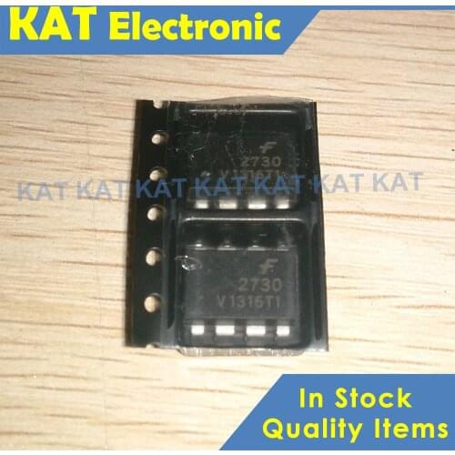 5PCS/Lot HCPL-2730 A2730 A 2730 SOP-8 Low Input Current High Gain Split Darlington Optocouplers