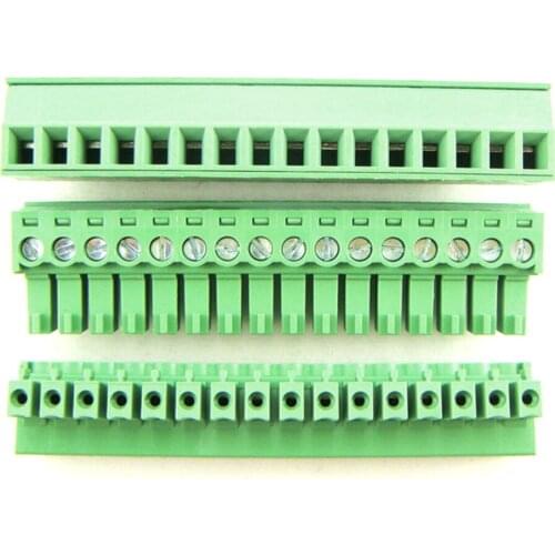 50pcs/lot) 15EDGK-3.81-16P Terminal Block Connector Plug Pluggable type free shipping