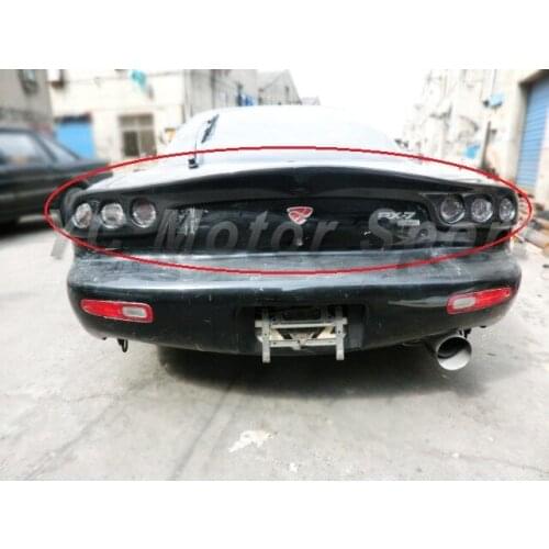 Car Accessories Carbon Fiber RE Style Rear Tail Spoiler Fit For 1992-1997 RX7 FD Rear Lamp Tail Lip Replacement