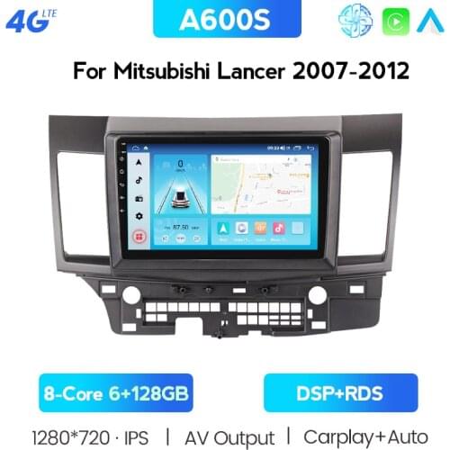 CARPLAY 2Din Android 10.0 Car Multimedia Player For Lancer X 2007-2018 Radio GPS Navigation Have BT 4G Wifi Mirror Link No DVD