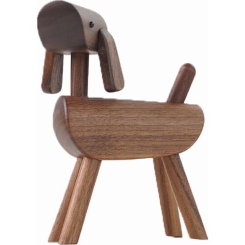 Dog Figurine Home Decor Office Shelf Puppy Sculpture Decoration Livingroom Carton Dogs Statue Ornament Housewarming Gift