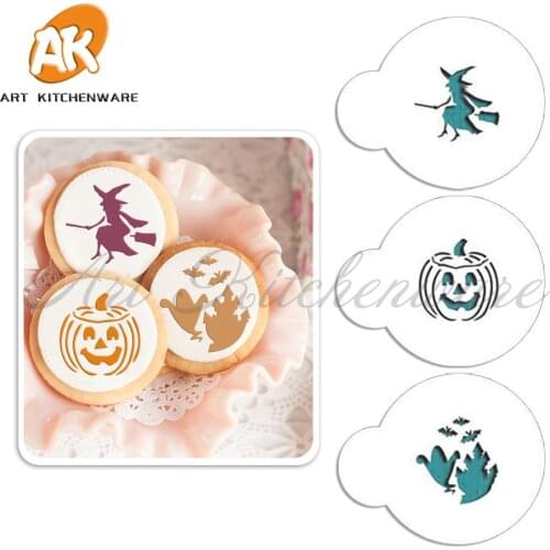Halloween Cookie Stencil Top 1.5", Decor Stencil, Cake Tools Decorating, Cake Supplies, Halloween Decoration Supplies