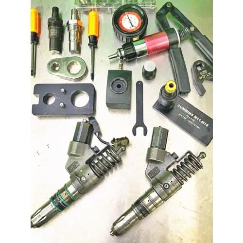 For Cummins M11 N14 EUI Diesel Common Rail Injector Solenoid Valve Pressure Test Tool Disassemble Tool Set