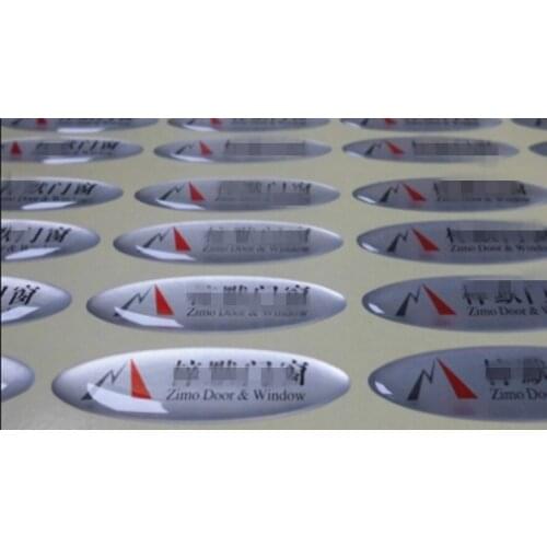 Custom color sticker label equipment label products