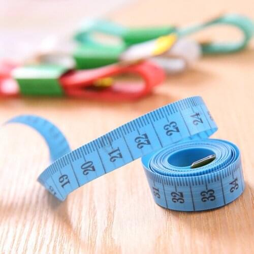 1/4Pcs 1.5M New Random Color Body Measuring Ruler Sewing Tailor Tape Measure Sewing Soft Ruler Meter Sewing Measuring Tape