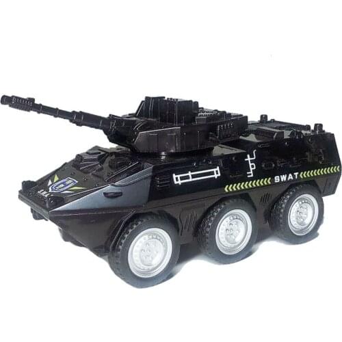 Simulation model Special police SWAT Patrol Defense Explosion proof armored Vehicle fighting Tank military vehicle Toy car