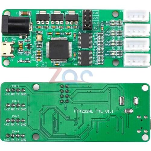 FT4232-4TTL UART Serial Port Module USB to 4-Way TTL Module