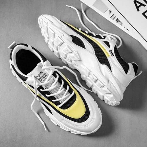 Mens Shoes Spring 2021 Trendy Sports Casual Borad Shoes Versatile Summer Breathable Sneakers Running Daddy Tide Shoes