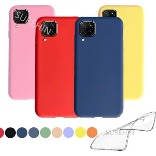 For Samsung Galaxy A12 Soft Case 5G Transparent Black Red Purple Green Silicone TPU Shockproof Camera arround Protection Case
