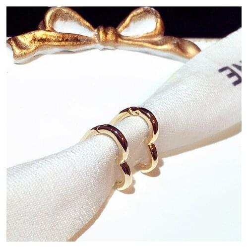 New Korea Simple Cute Fashion Heart Star Triangle Shape for Women Engagement Anniversary Birthday Gift for Female Wholesale