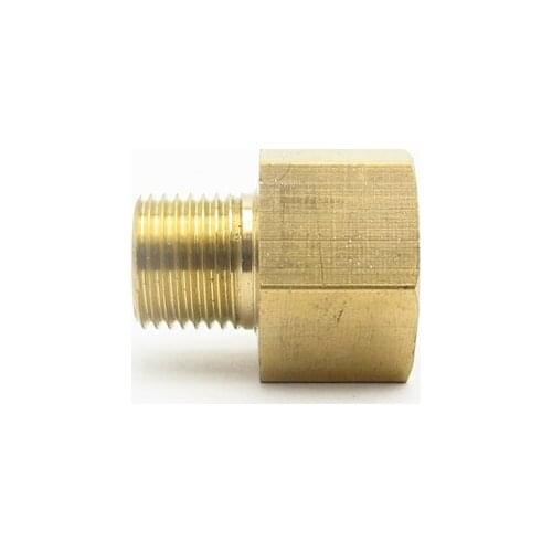 1/4" BSP Female To 1/8" BSP Male Thread Brass Hex Socket Pipe Fitting Coupler Connector Adapter For Fuel Gas Water