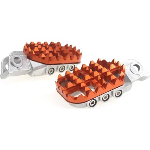 Motorcycle scaling Foot Pegs Rests Pedals For EXC EXC-F XC SX SX-F 50 125 250 350 450 525 530 660 950 990