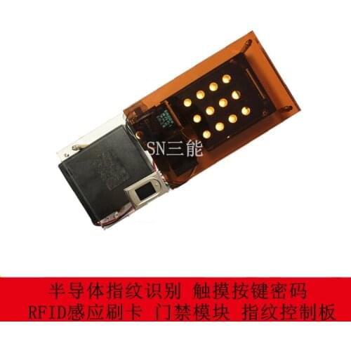 Semiconductor Fingerprint Identification Touch Button Password RFID Sensor Card Access Control Module Fingerprint Control Panel
