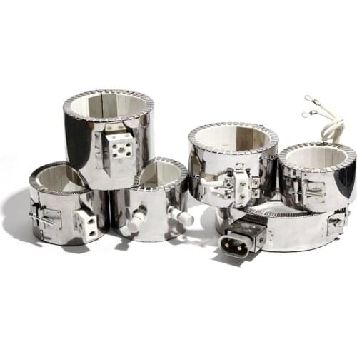 Customized Welcome!!! Stainless Steel 70*50mm/70*70mm 550W/600W Ceramic Heating Electric Band Heater Element