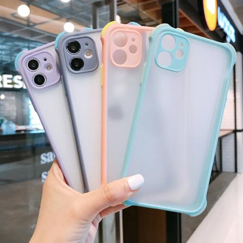 Airbag Shockproof Silicone Case For Huawei Y6P Y5P 2020 Y8S Y7 Y6 Y5 Y9 Prime 2019 Y9S P40 Lite Nova 6SE 7SE Matte Cover