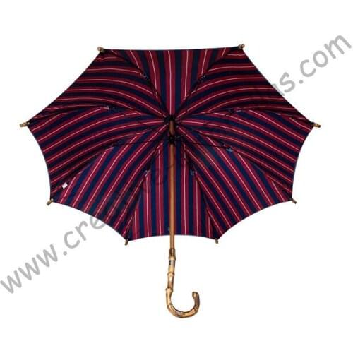 Mix order allowed straight nature bamboo umbrellas,210T pongeedouble layers,hand open for Spain Market,High-grade umbrella