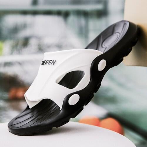 Coslony Slippers For Man 2021 summer beach Bathroom slides Woman Unisex Insider Slides Soft EVA Lightweight Flip-flops for Women