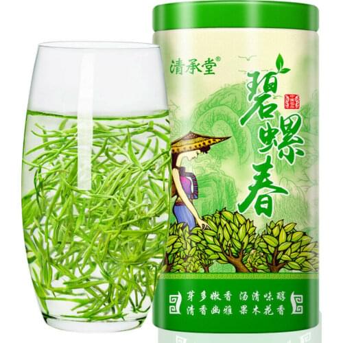 2020 Supreme Ming Qian Biluochun Tea SuZhou Bi Luo Chun Green Tea 250g Tin